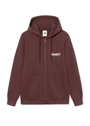 Sven zipper hoodie Decadent Chocolate Wood Wood 